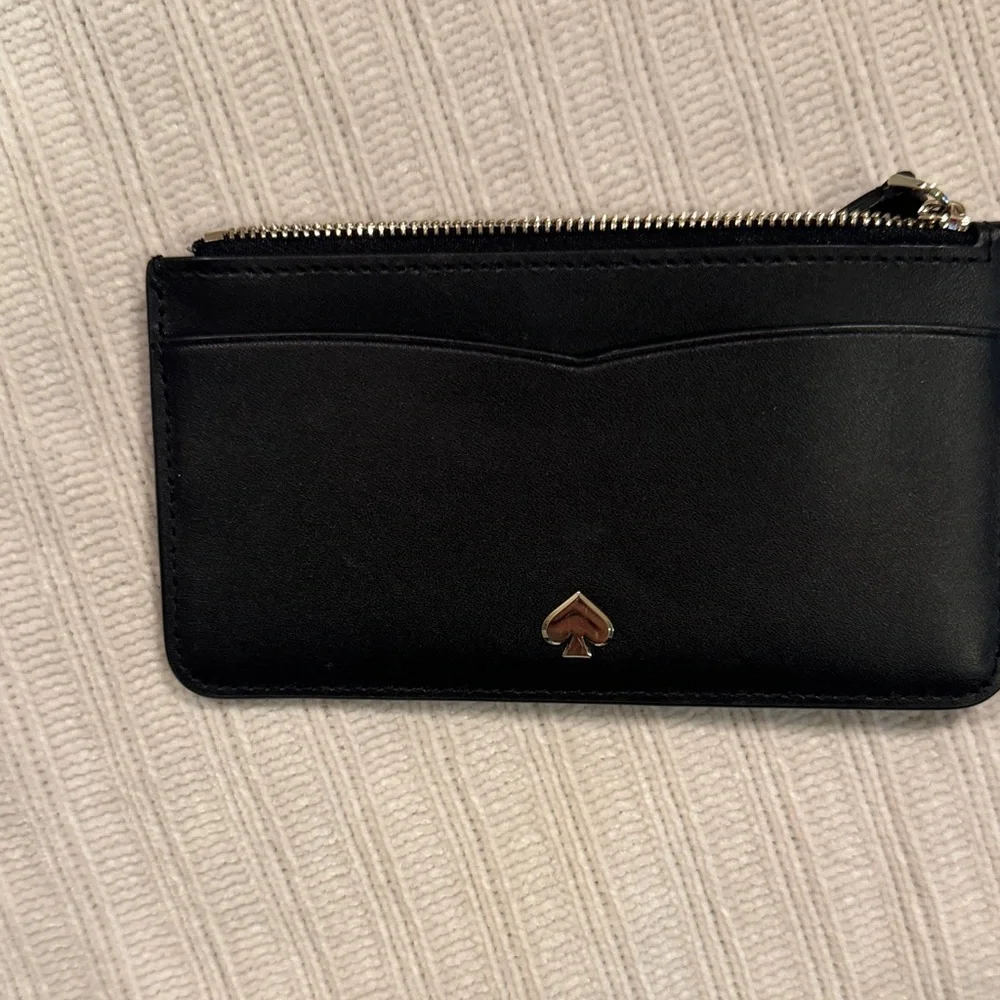 Kate Spade Black and Pink Card Holder - Picture 3 of 5